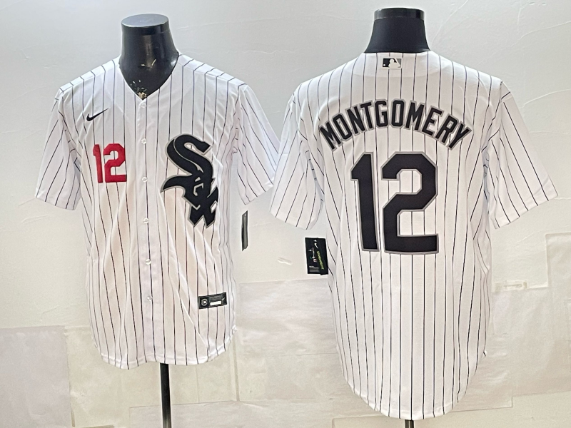 2026 Men Nike Chicago White Sox #12 Montgomery white MLB Jersey001->san francisco giants->MLB Jersey